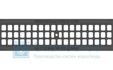 Решетка водоприемная Gidrolica Standart РВ -10.13,6.50 ячеистая чугунная ВЧ, кл. С250