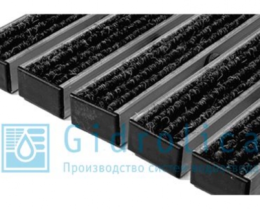 Придверная решетка Gidrolica Step - текстиль 390х590мм