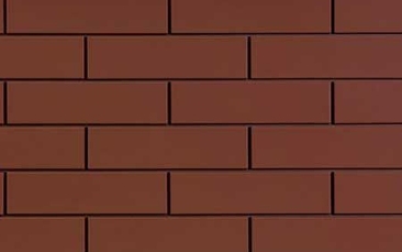 Клинкерная фасадная плитка Elewacja gladka burgund plus