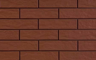 Клинкерная фасадная плитка Elewacja rustico burgund