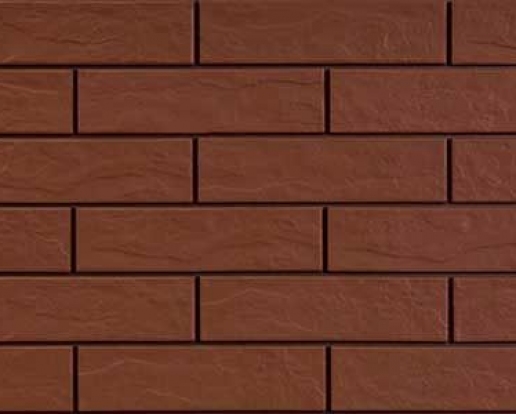 Клинкерная фасадная плитка Elewacja rustico burgund