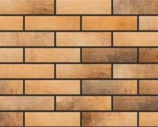 Клинкерная фасадная плитка Elewacja Loft Brick curry