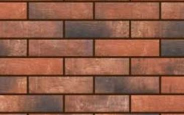 Клинкерная фасадная плитка Elewacja Loft Brick chili