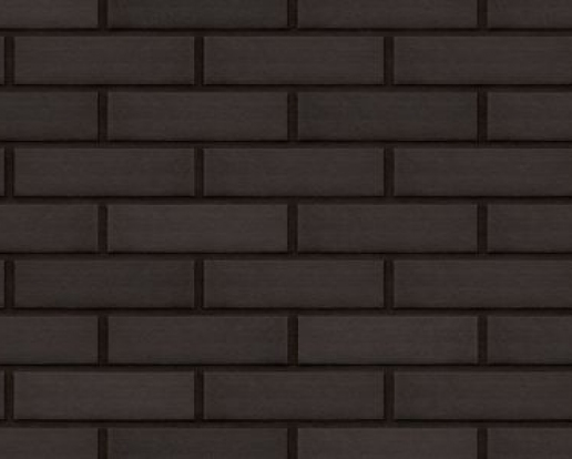 Клинкерная фасадная плитка Volcanic black (18) Вулканический черный
